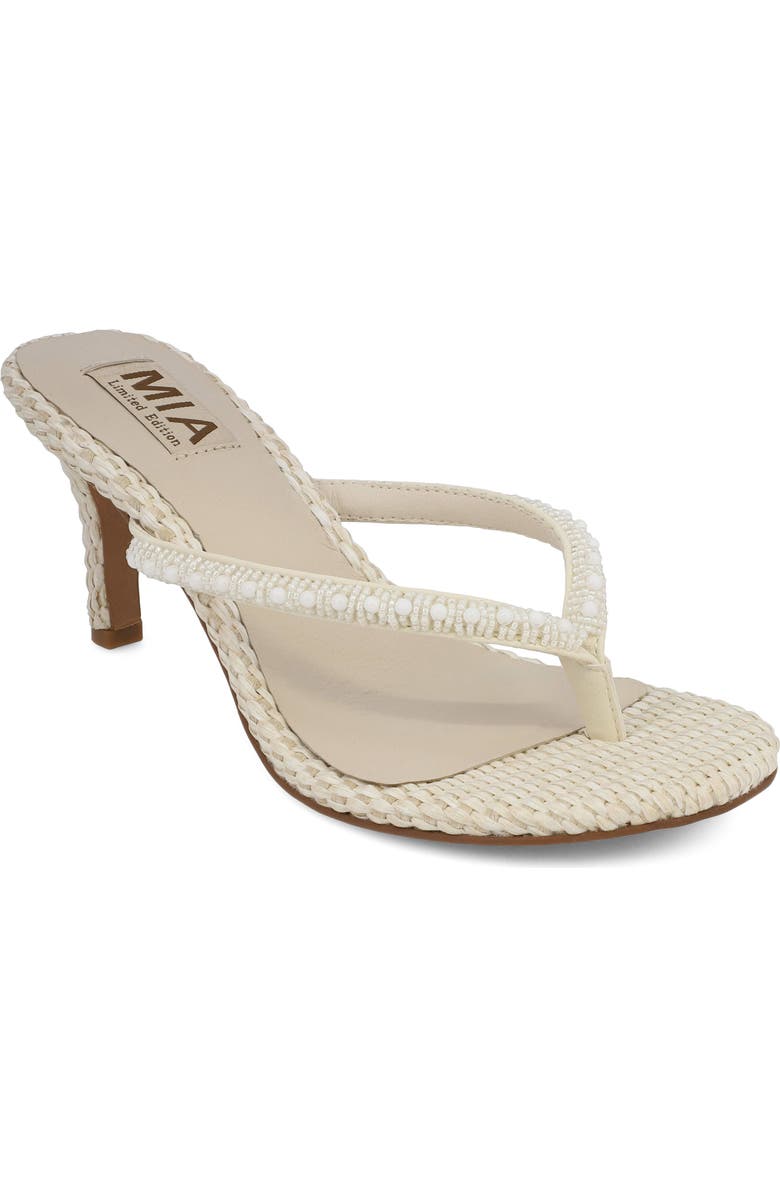 MIA Zilvia Sandal, Main, color, Bone Beads