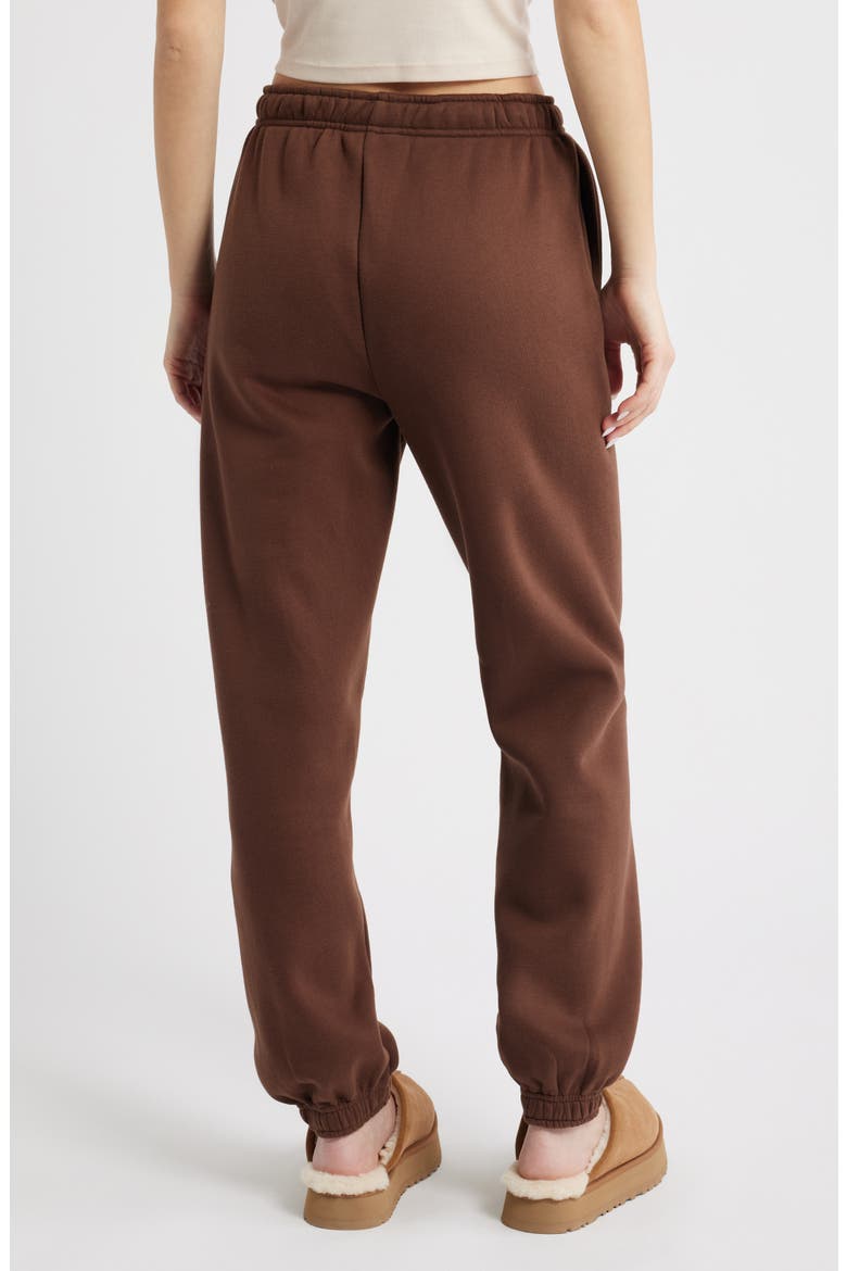 I'll Always Love You Fleece Joggers, Alternate, color, ESPRESSO