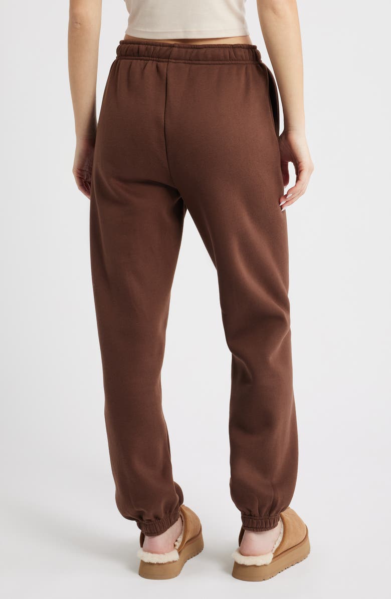 HAPPY CAMP3R I'll Always Love You Fleece Joggers, Alternate, color, Espresso