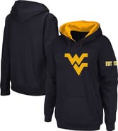 STADIUM ATHLETIC Women's Navy West Virginia Mountaineers Team Big Logo Pullover Hoodie