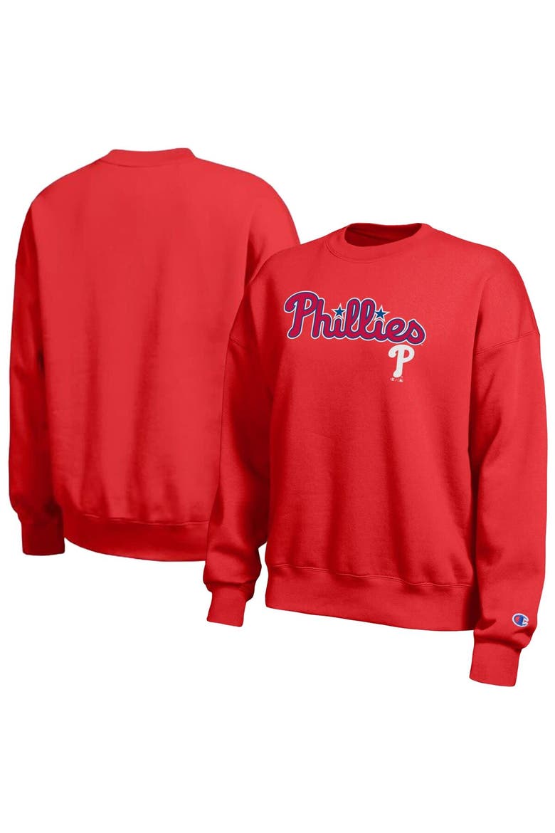 Women's Champion  Red Philadelphia Phillies All-Star Sweatshirt, Main, color, Red