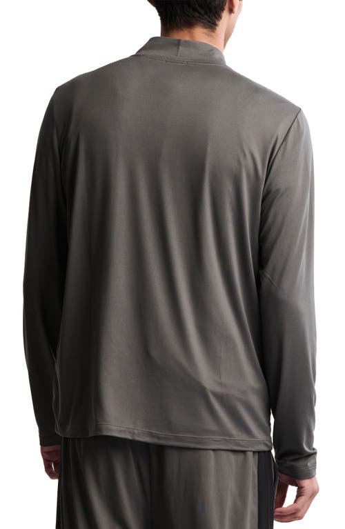 Barefoot Dreams Malibu Collection® Butterchic Half Zip Sweatshirt In Gray