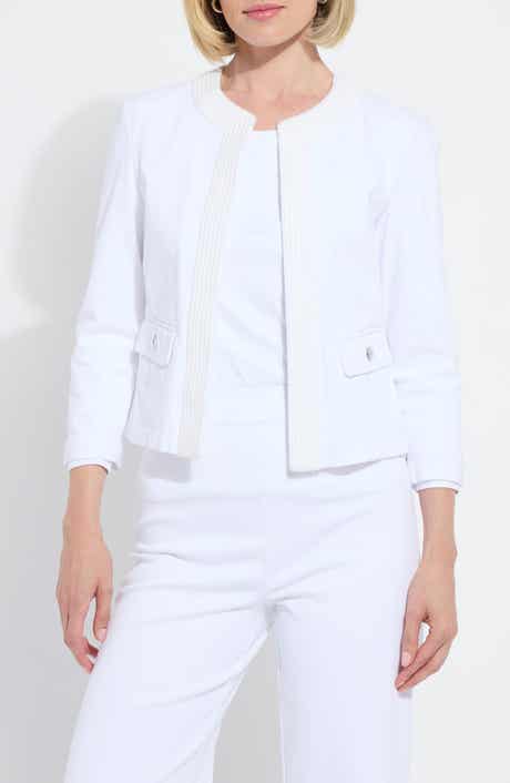 Lysse Arbor Embroidered Cotton Blend Jacket