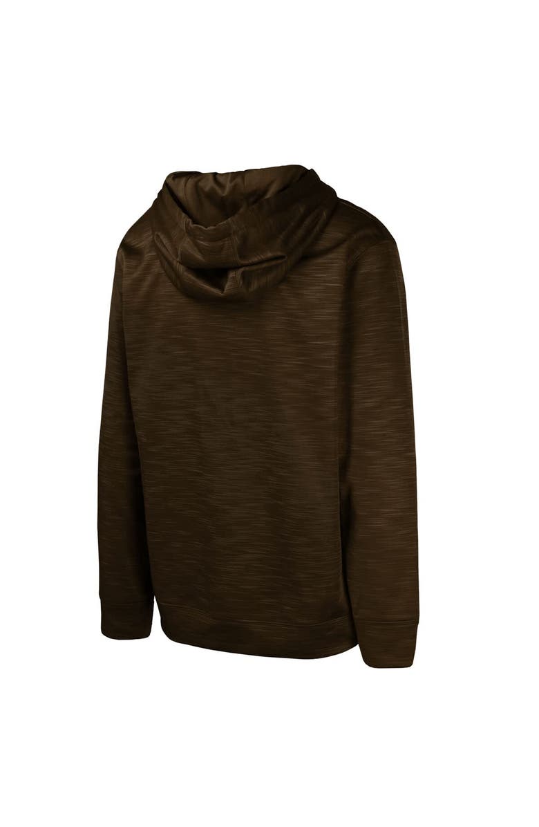 Outerstuff Men's Brown Cleveland Browns Streak Fleece Pullover Hoodie, Alternate, color, Brown