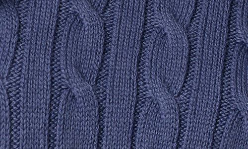 Florence By Mills Ballet Cable Crop Sweater In Blue