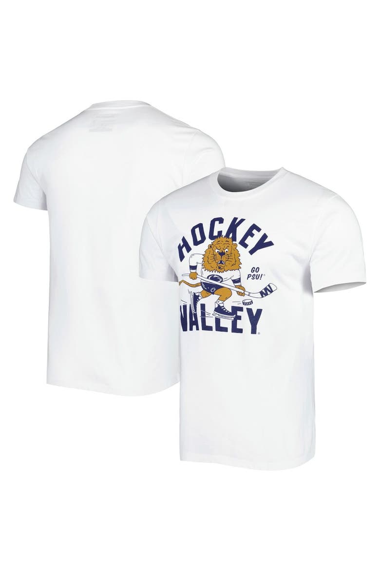 Men's Homefield White Penn State Nittany Lions Hockey Valley Vintage T-Shirt, Main, color, White