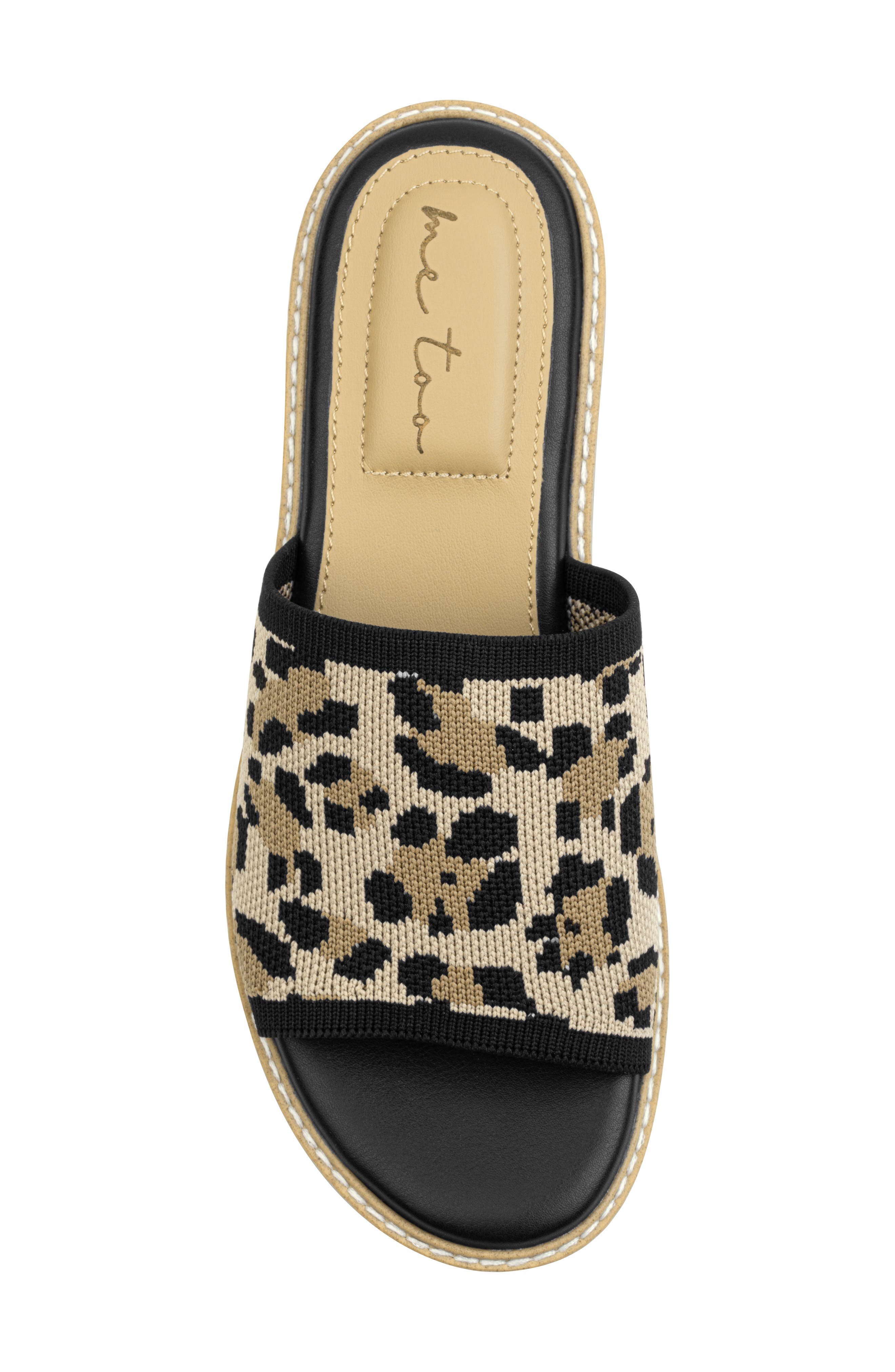 Aaryn Slide Sandal, Alternate, color, LEOPARD