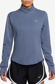 Nike Therma-FIT Swift Mock Neck Running Top