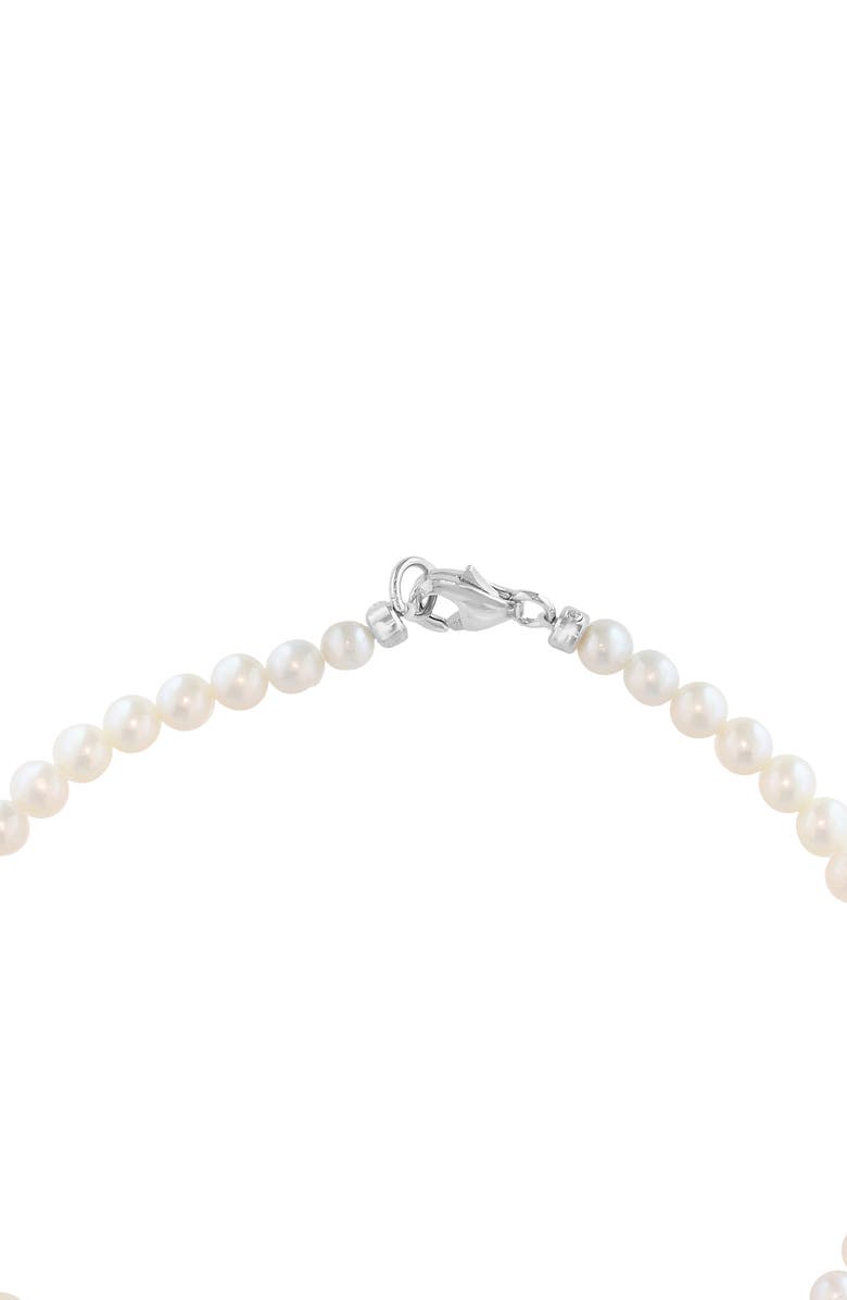 EFFY Sterling Silver Freshwater Pearl Bracelet, Alternate, color, White