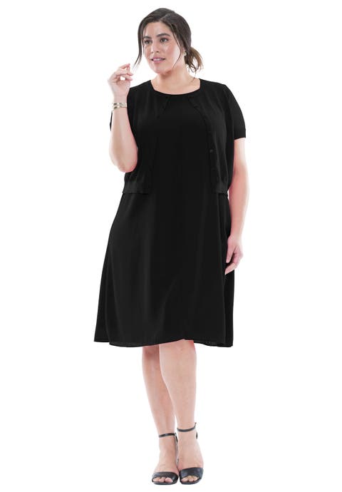 Jewel-Neck Shrug (Plus)