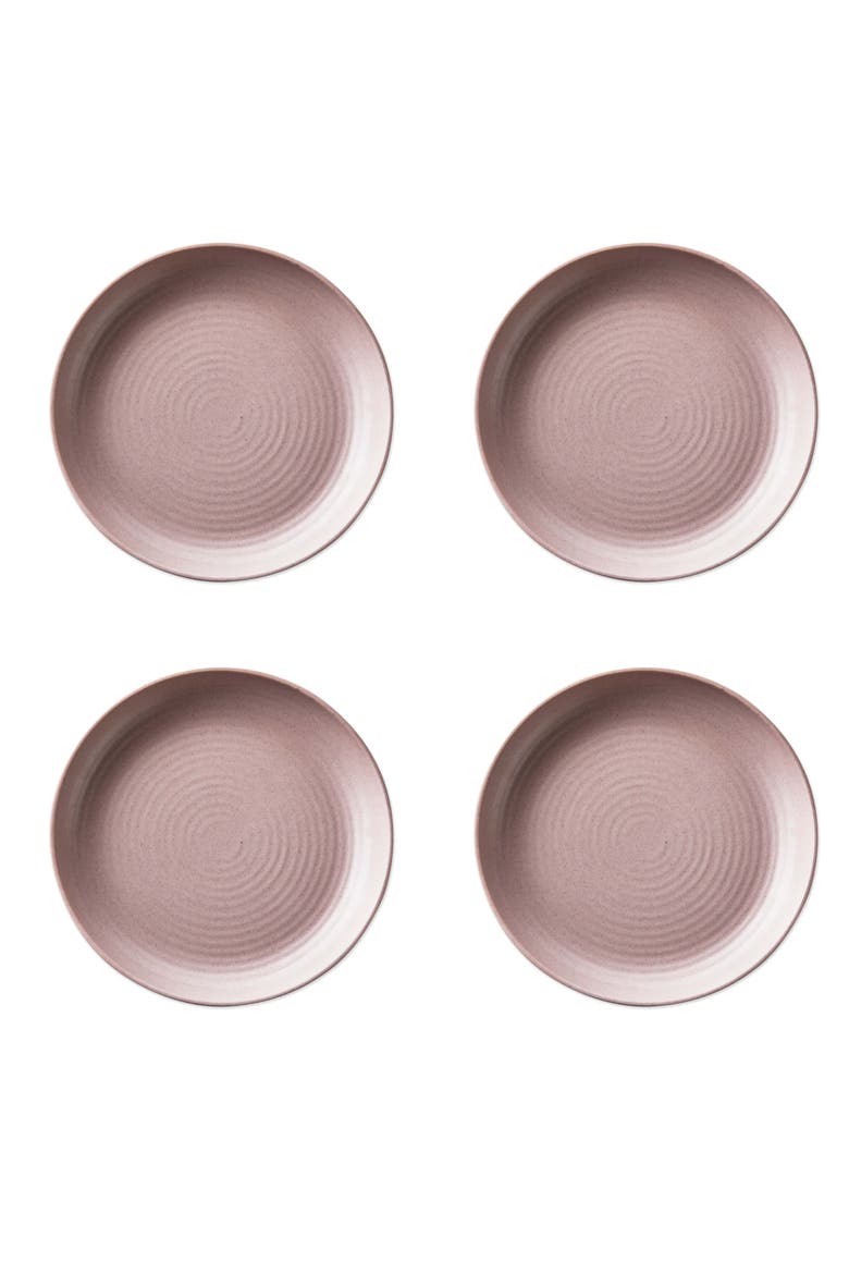 Brooklyn Melamine Salad Plate Set of Four Lavender, Main, color, Purple