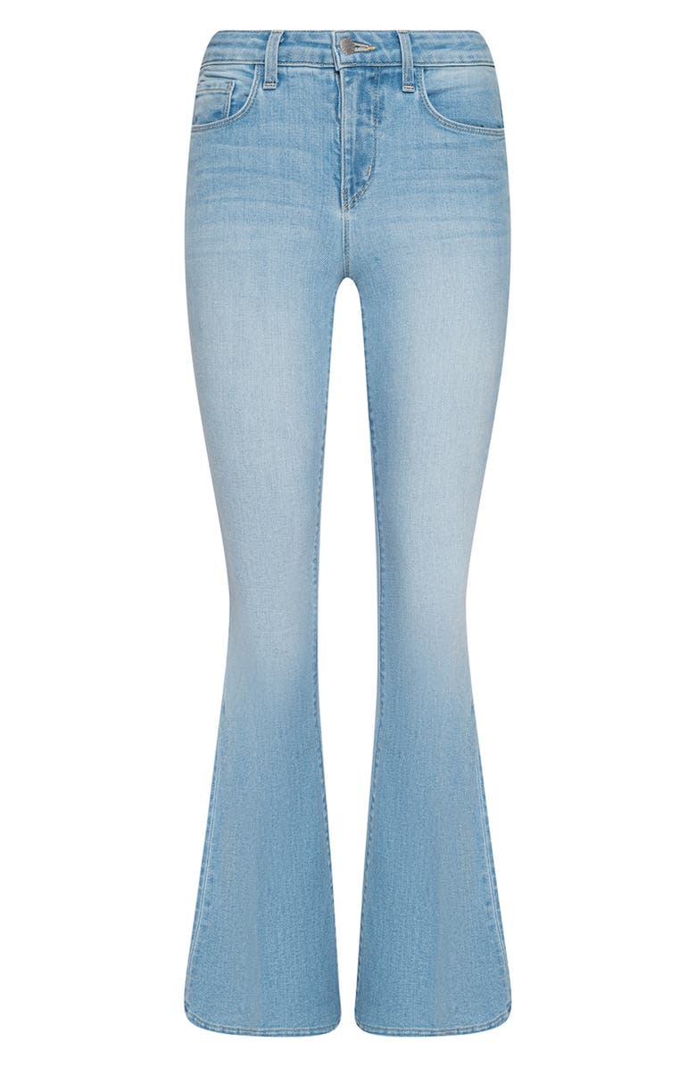 L'AGENCE Taney Sneaker Flare Jeans, Alternate, color, Normandie