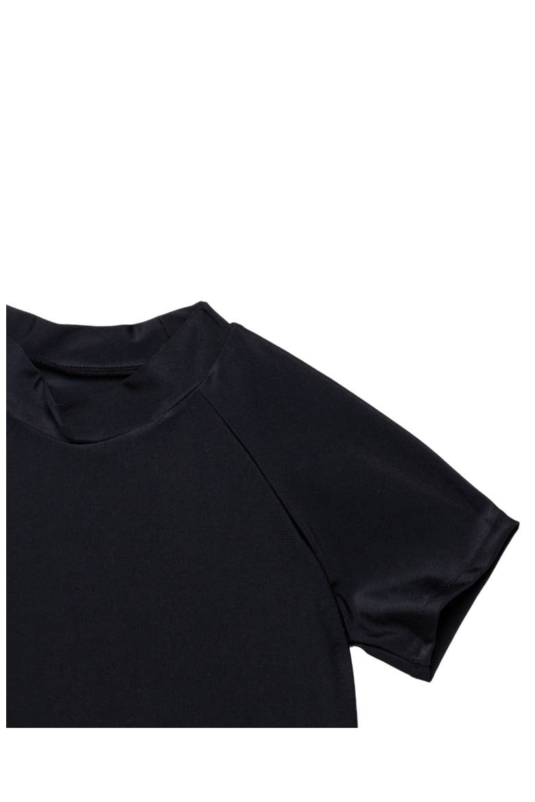 Beach Scout Short Sleeve Swim Shirt, Alternate, color, Black