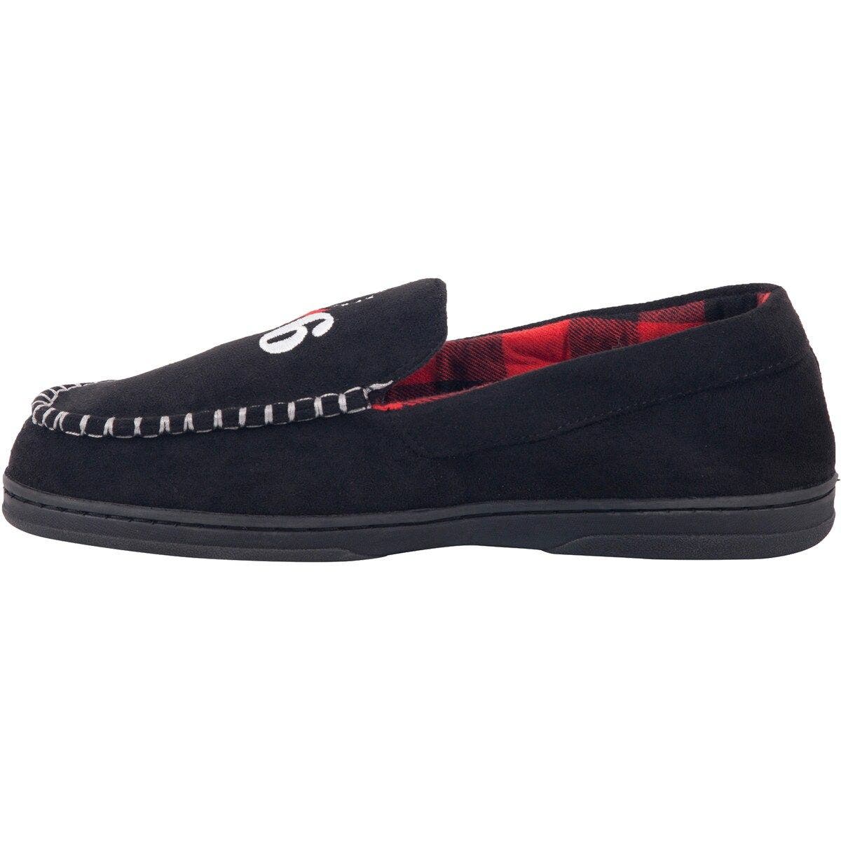 FOCO Men's FOCO Philadelphia 76ers Team Logo Flannel Moccasin Slippers, Alternate, color, 