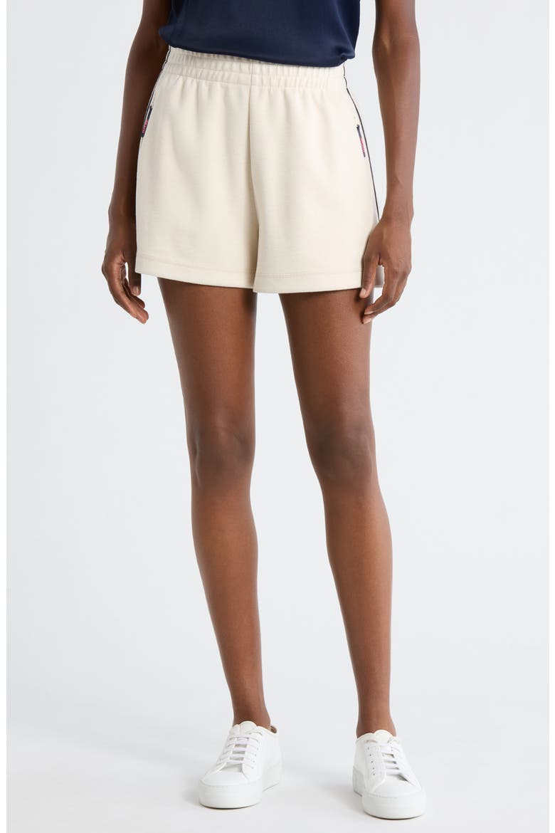Double Knit Golf Shorts, Main, color, CHALK WHITE