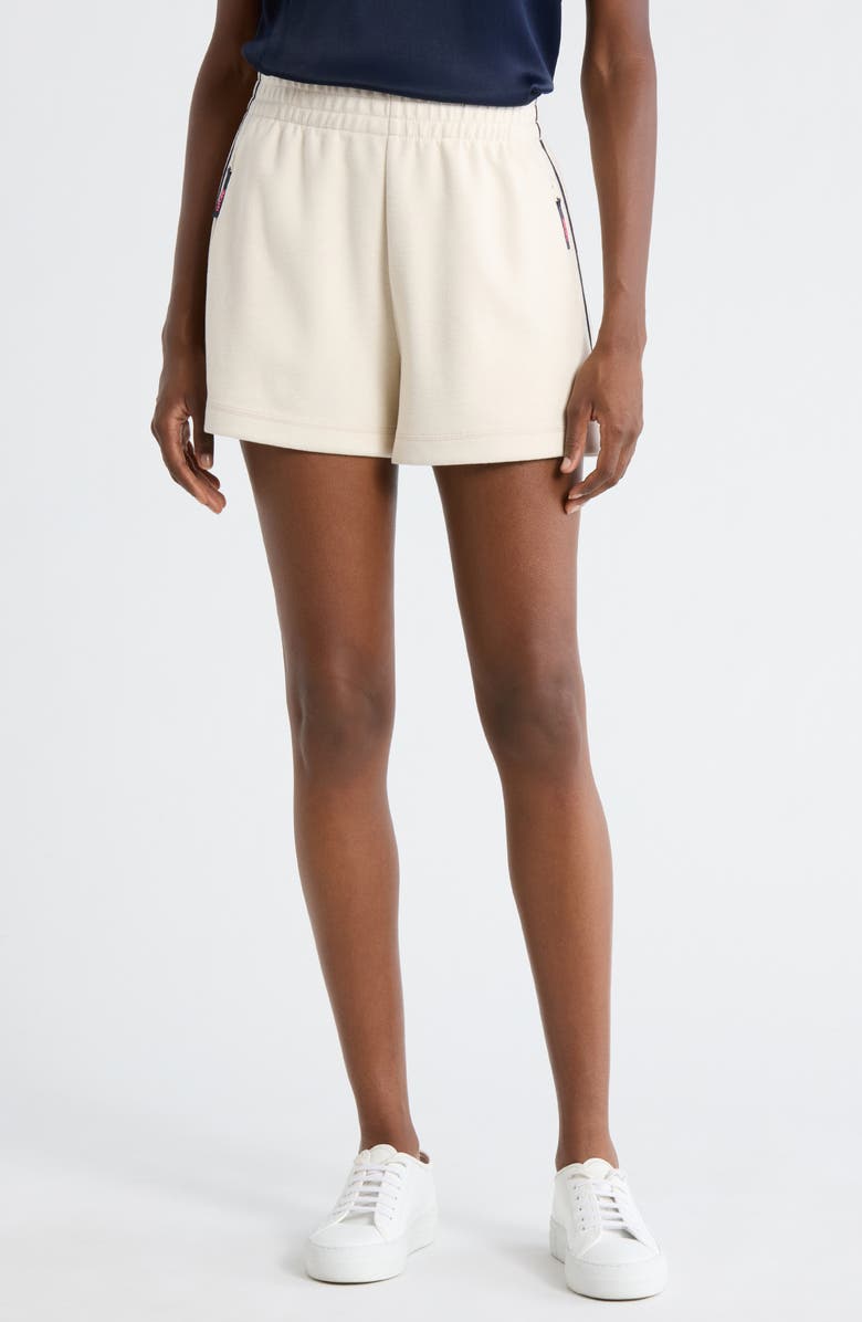 G/FORE Double Knit Shorts, Main, color, Chalk White