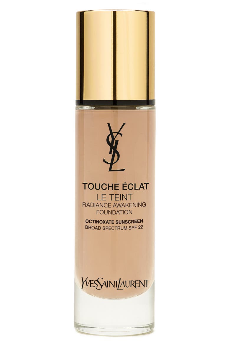 Touche Éclat Le Teint Radiant Liquid Foundation with SPF 22, Main, color, B50 HONEY