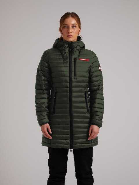 Satell1Te Longline Hooded Jacket