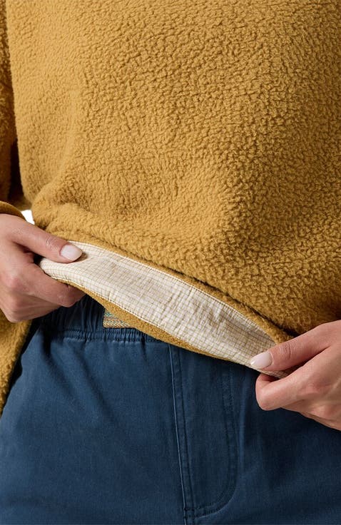 Wander Pile-Fleece Mock-Neck Top - Women's