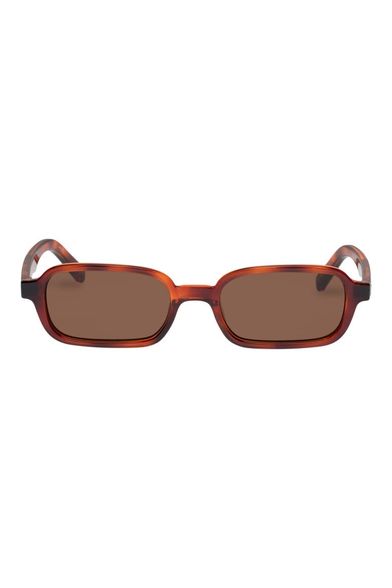Pilferer 53mm Rectangular Sunglasses, Main, color, TORT / BROWN MONO