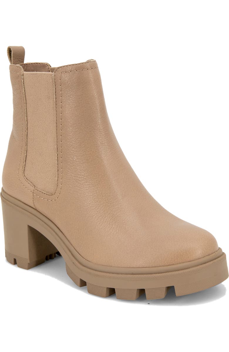 Splendid Marion Block Heel Chelsea Boot, Main, color, Warm Sand