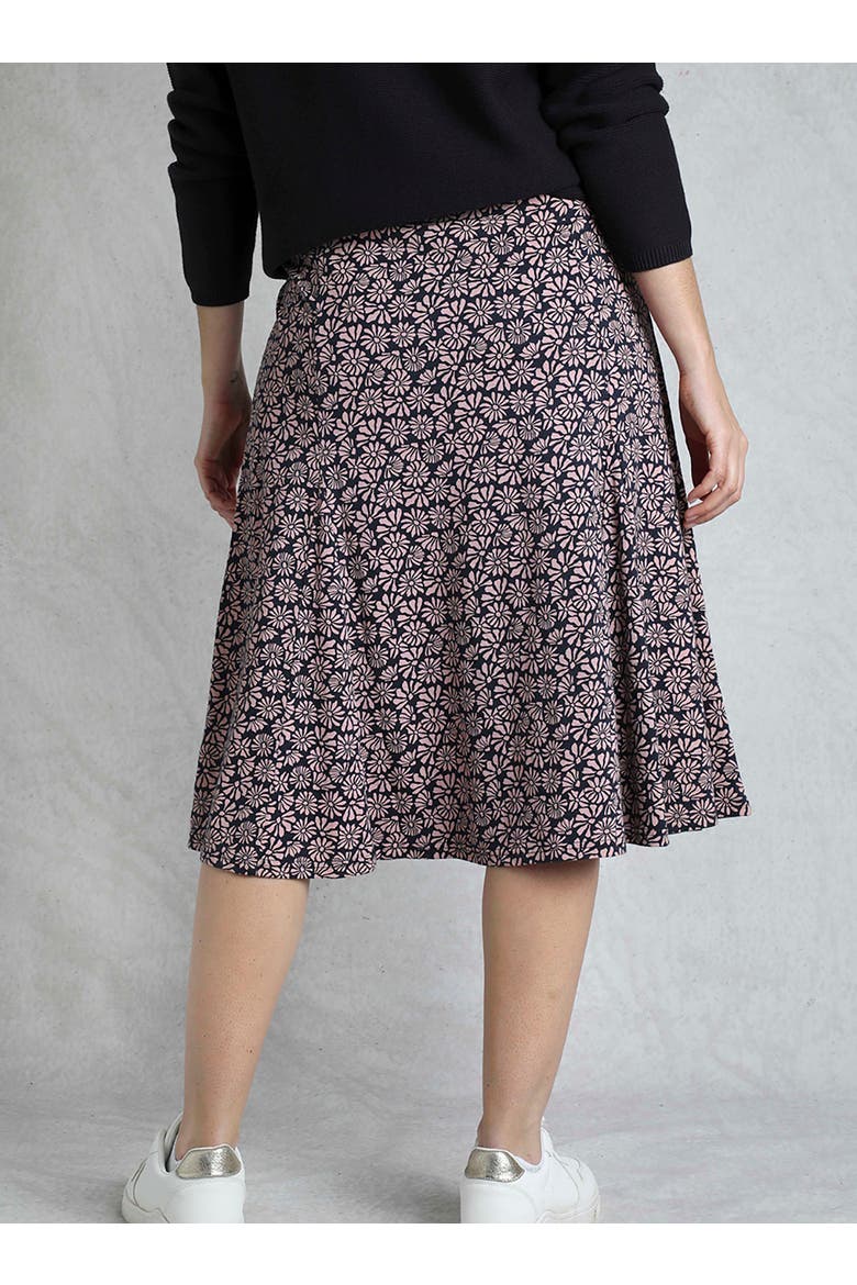 Romaro Printed Jersey Midi Skirt, Alternate, color, Tea Rose