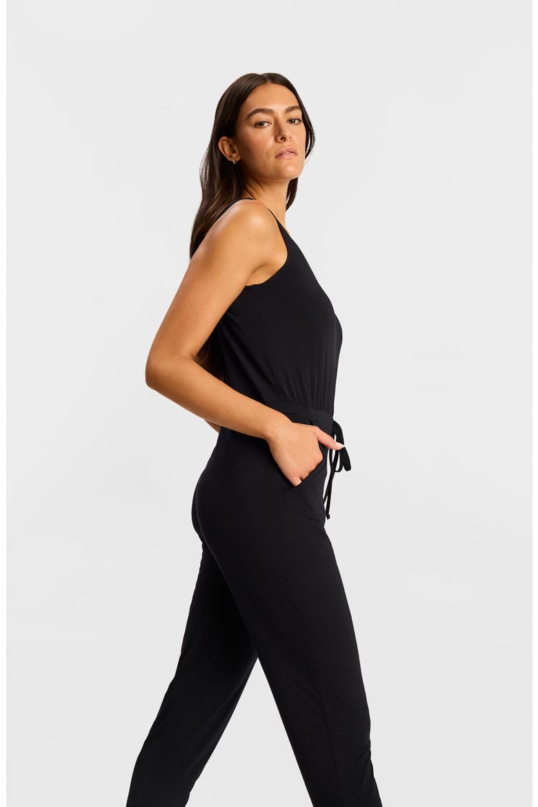 Butter Tank Jumpsuit, Alternate, color, BLACK