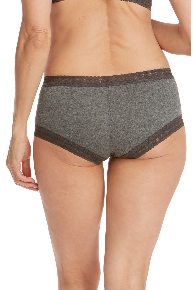 Dream Heather Boyshorts, Alternate, color, HEATHER GRANITE
