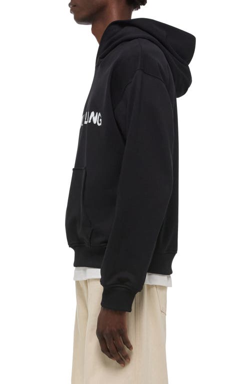 Helmut Lang Stencil Logo Graphic Hoodie In Animal Print
