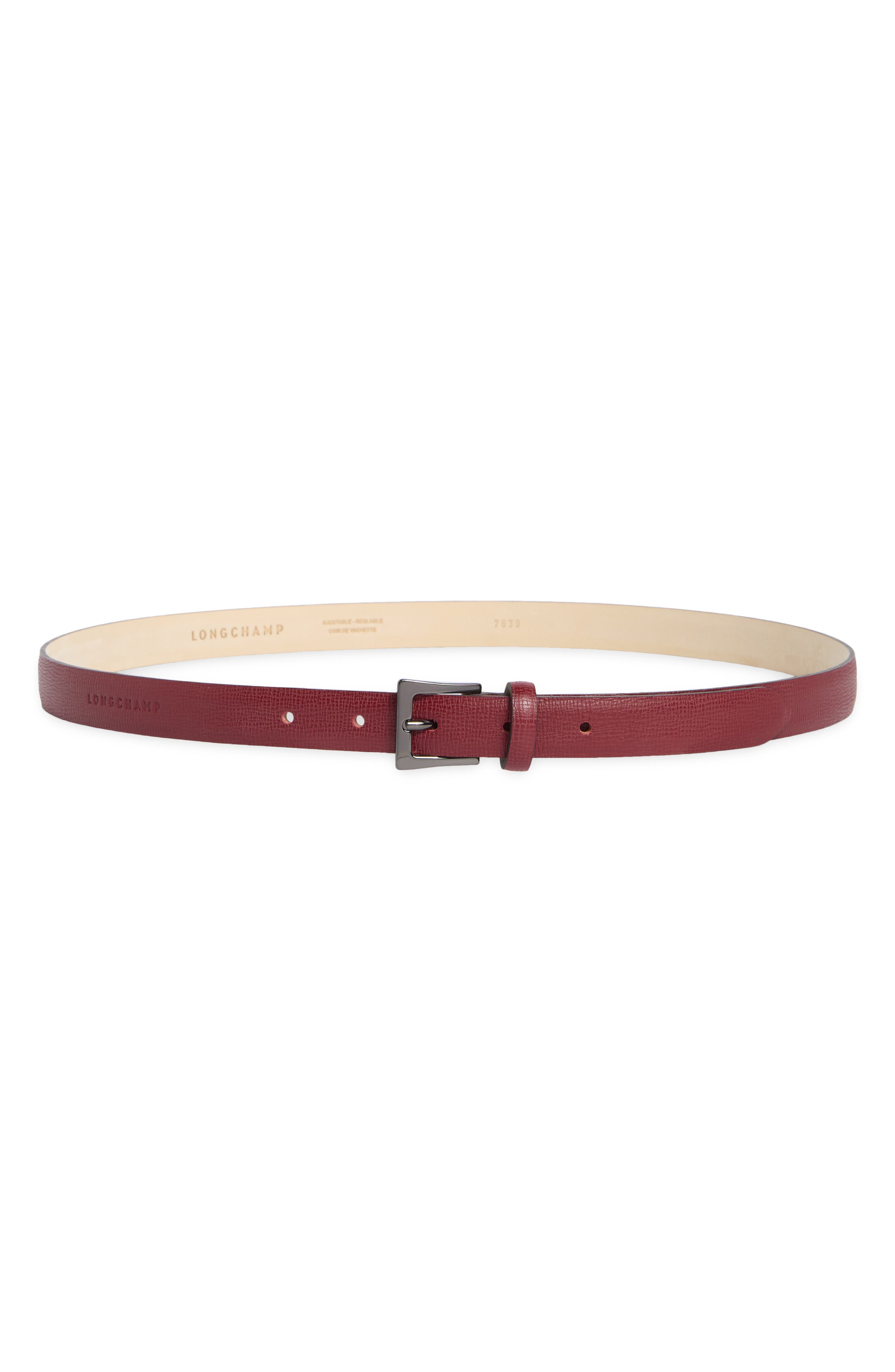 Longchamp Leather Belt