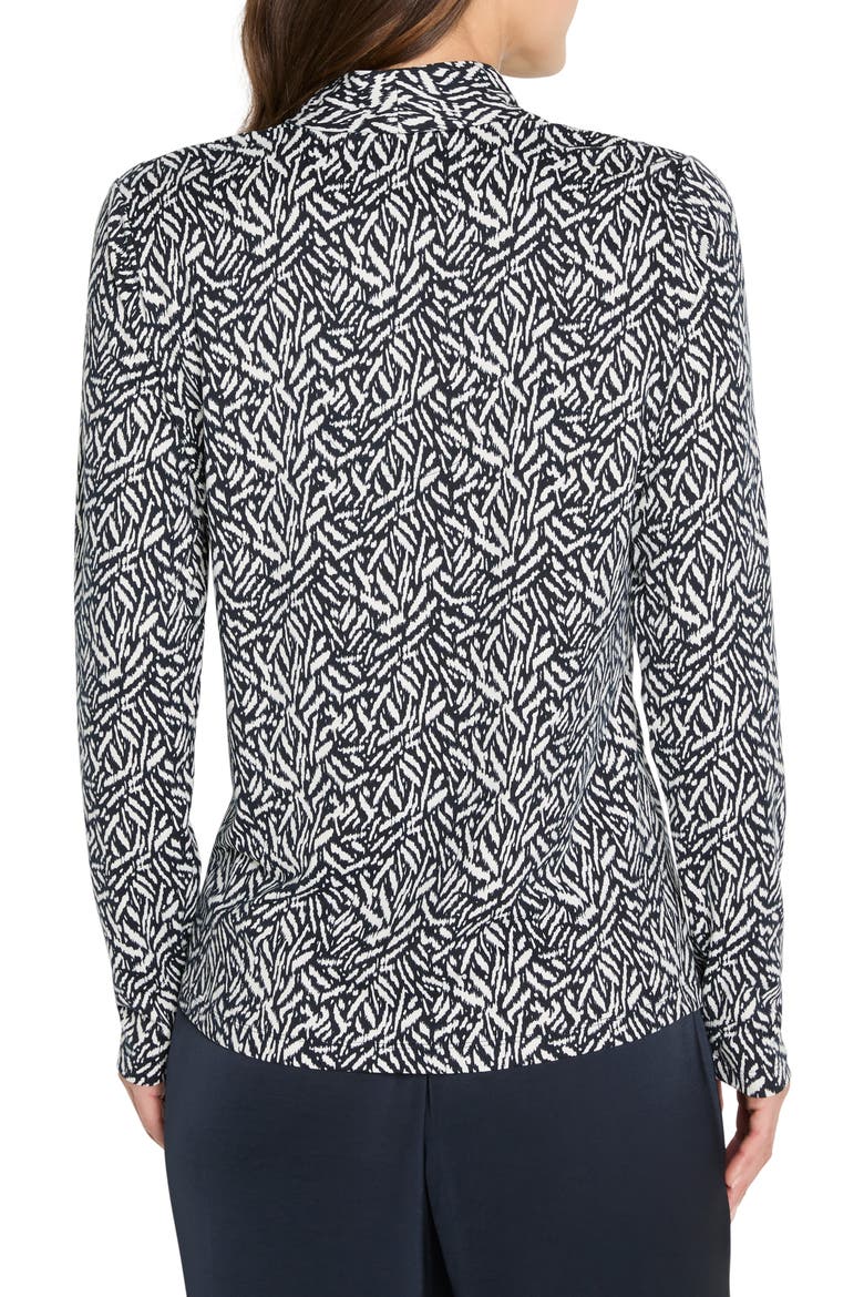 Geo Toss Knit Top, Alternate, color, INDIGO MULTI