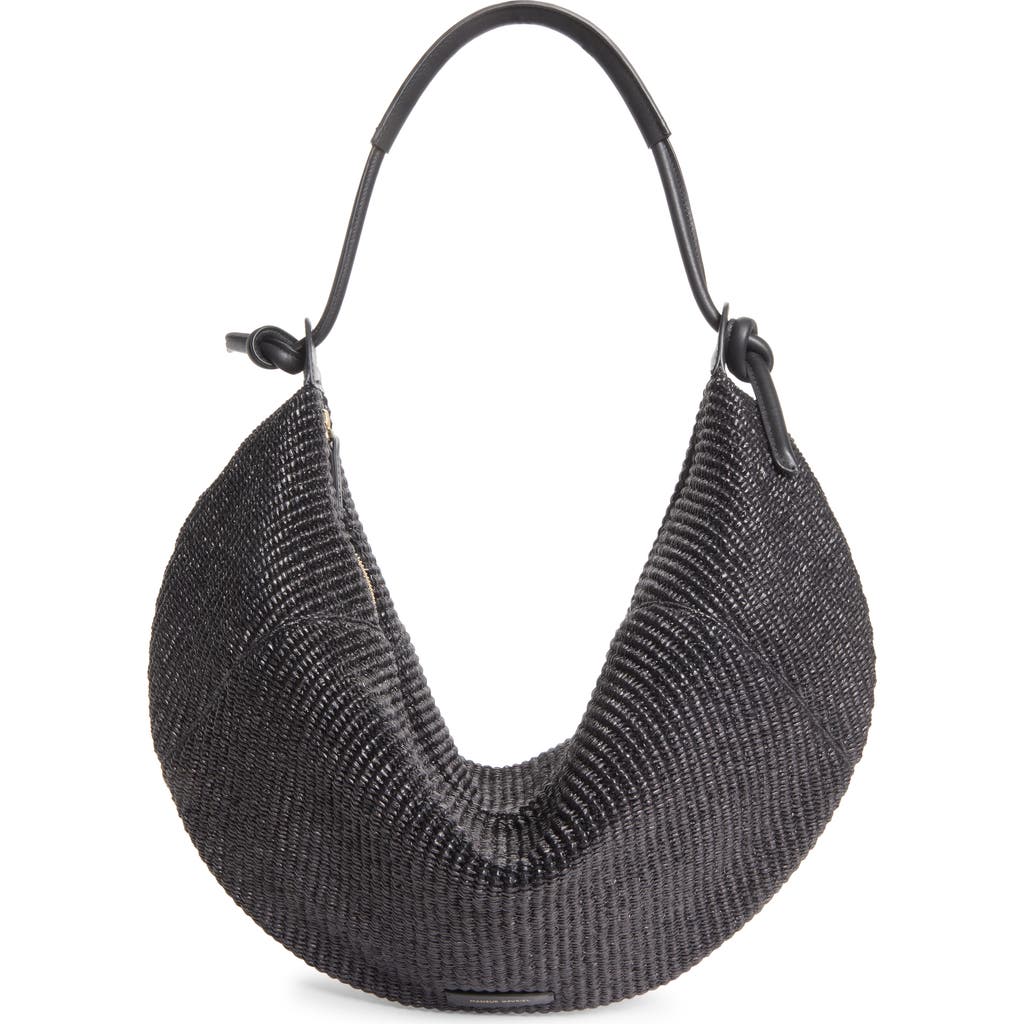 Mansur Gavriel Fortuna Raffia Hobo Bag