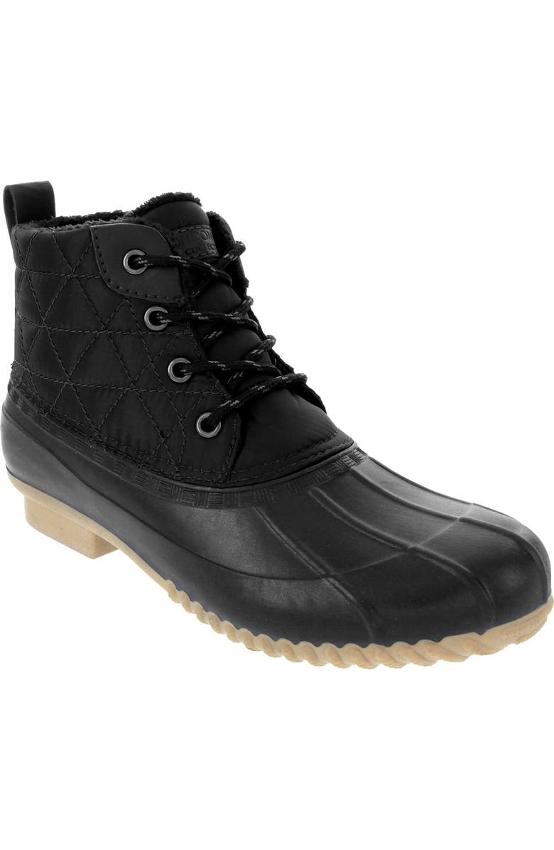 London Fog Lace Up Duck Boot, Main, color,