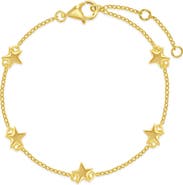 In Season Jewelry Star Station Girls Plated Bracelet