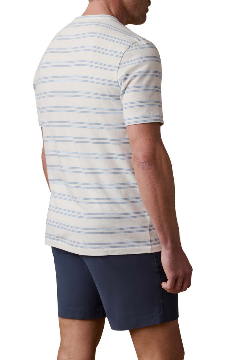 Faherty Sunwashed Stripe T-Shirt, Alternate, color, Clear Sky Stripe