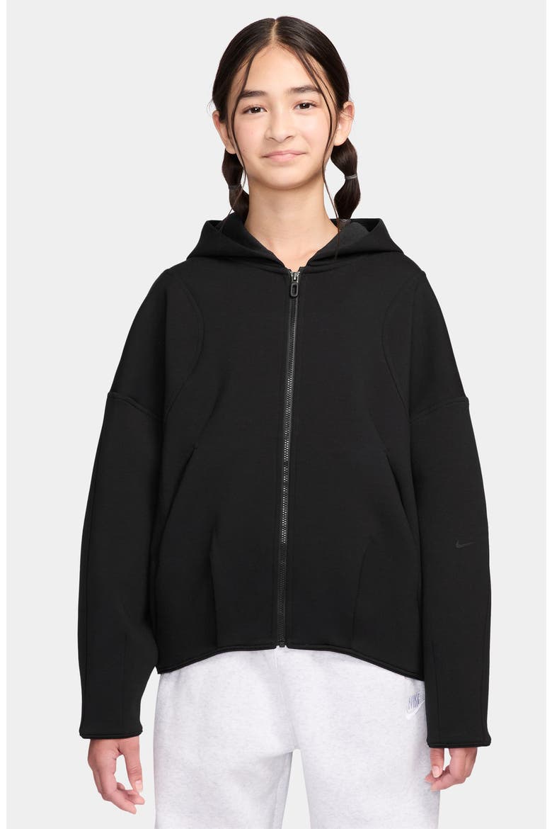 Kids' Mavn Therma-FIT Zip-Up Hoodie, Main, color, 010 BLACK/BLACK/BLACK