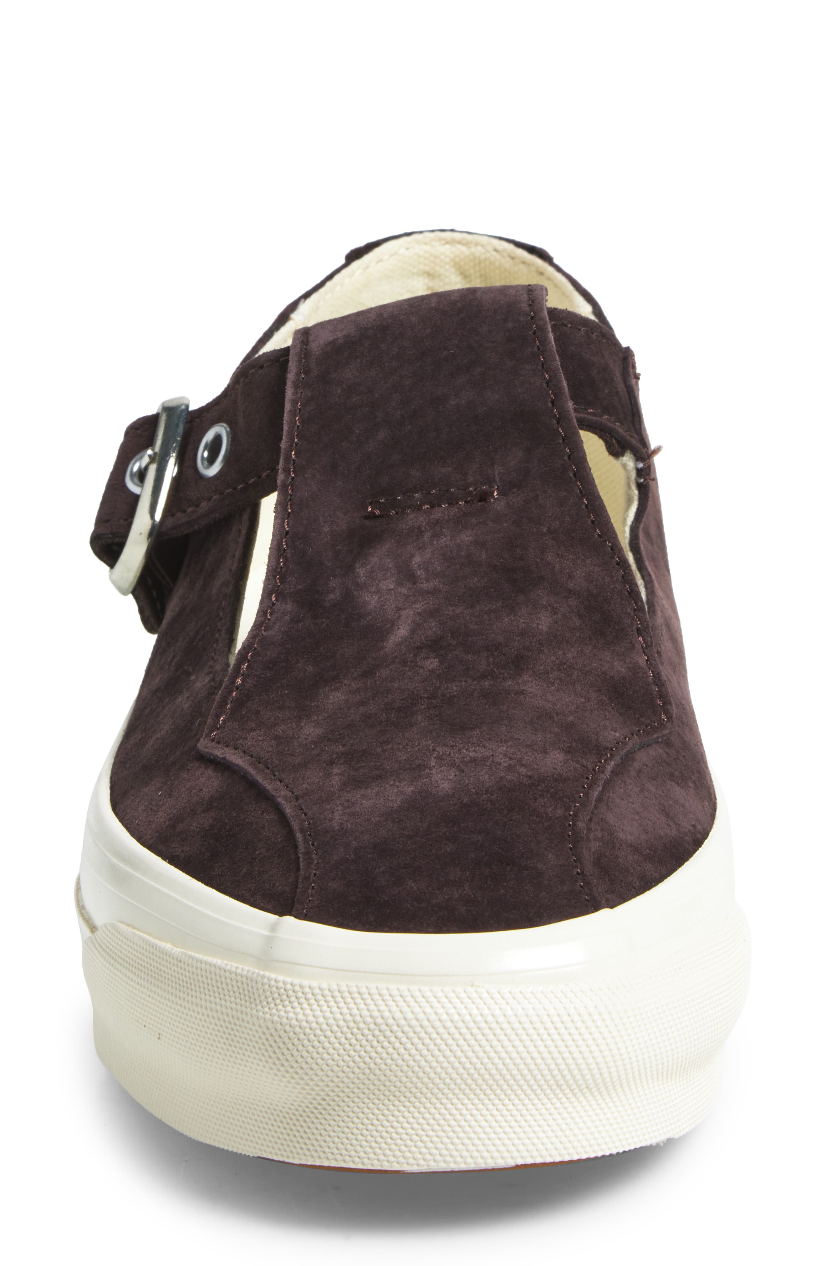 Vans 93 Luxe Mary Jane Sneaker, Alternate, color, Pig Suede Chocolate Plum