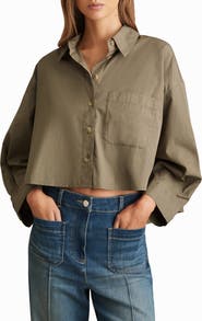 Reiss Solene Cotton Shirt