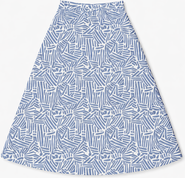 Noni Daily Geo Swim Elastic Waist A-Line Skirt