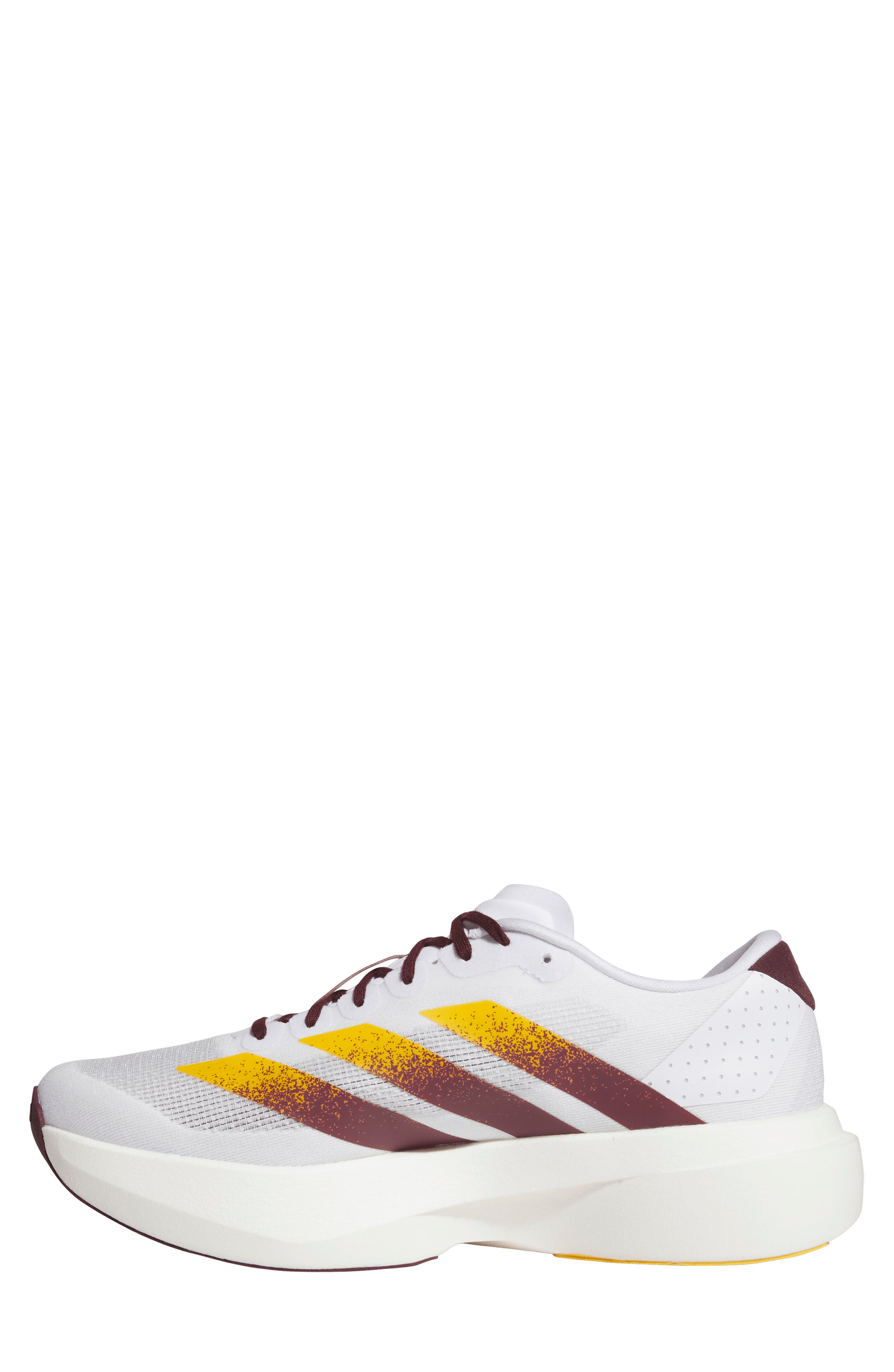 Adizero Evo SL Running Shoe, Alternate, color, WHITE