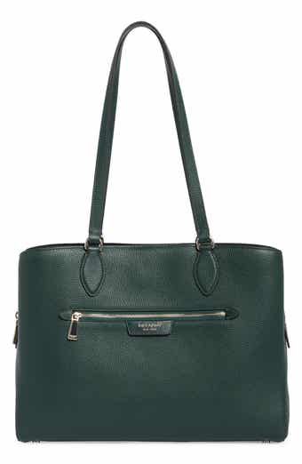 hudson pebble leather work tote