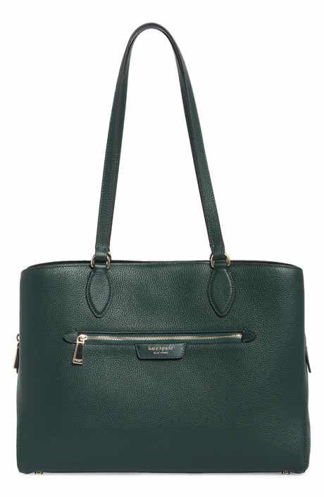 hudson pebble leather work tote