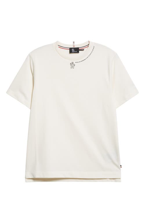 Moncler Logo Graphic T-shirt In White