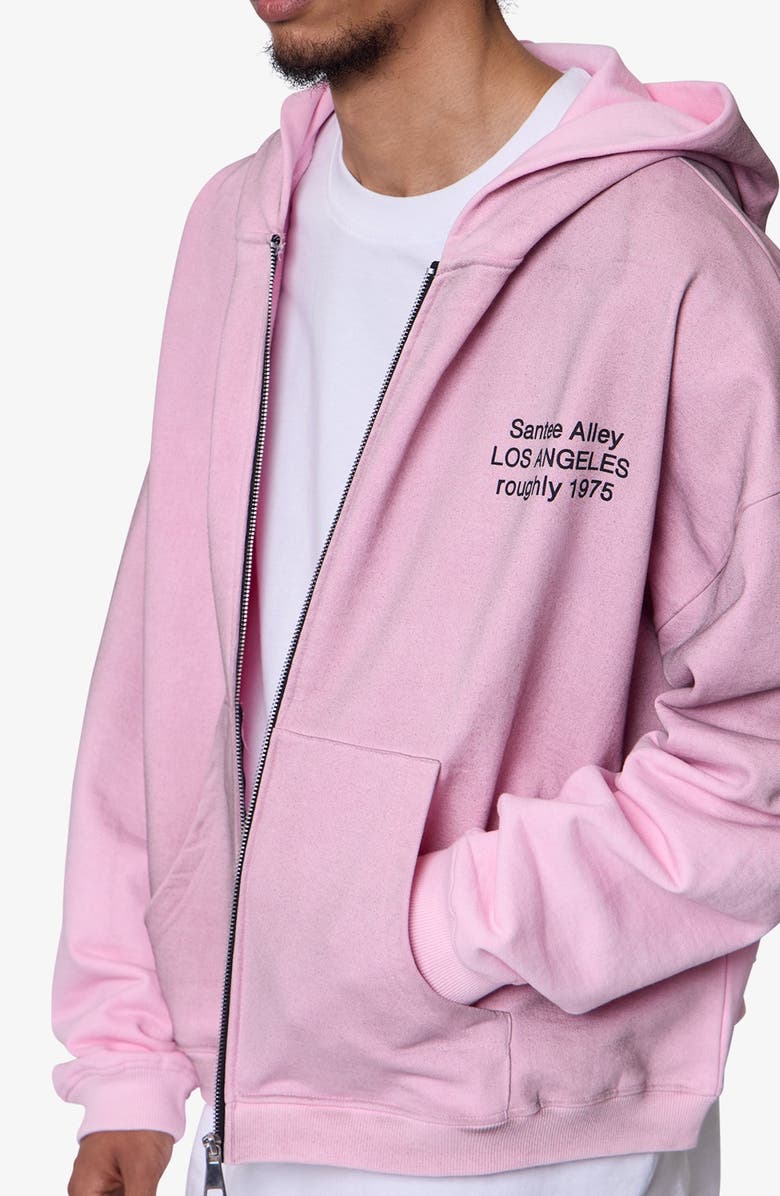 mnml Santee Alley Zip Hoodie, Alternate, color,