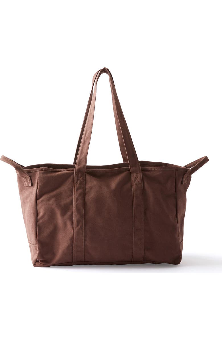 COTTON ON BODY Women's Body Canvas Tote, Main, color, Chocolate