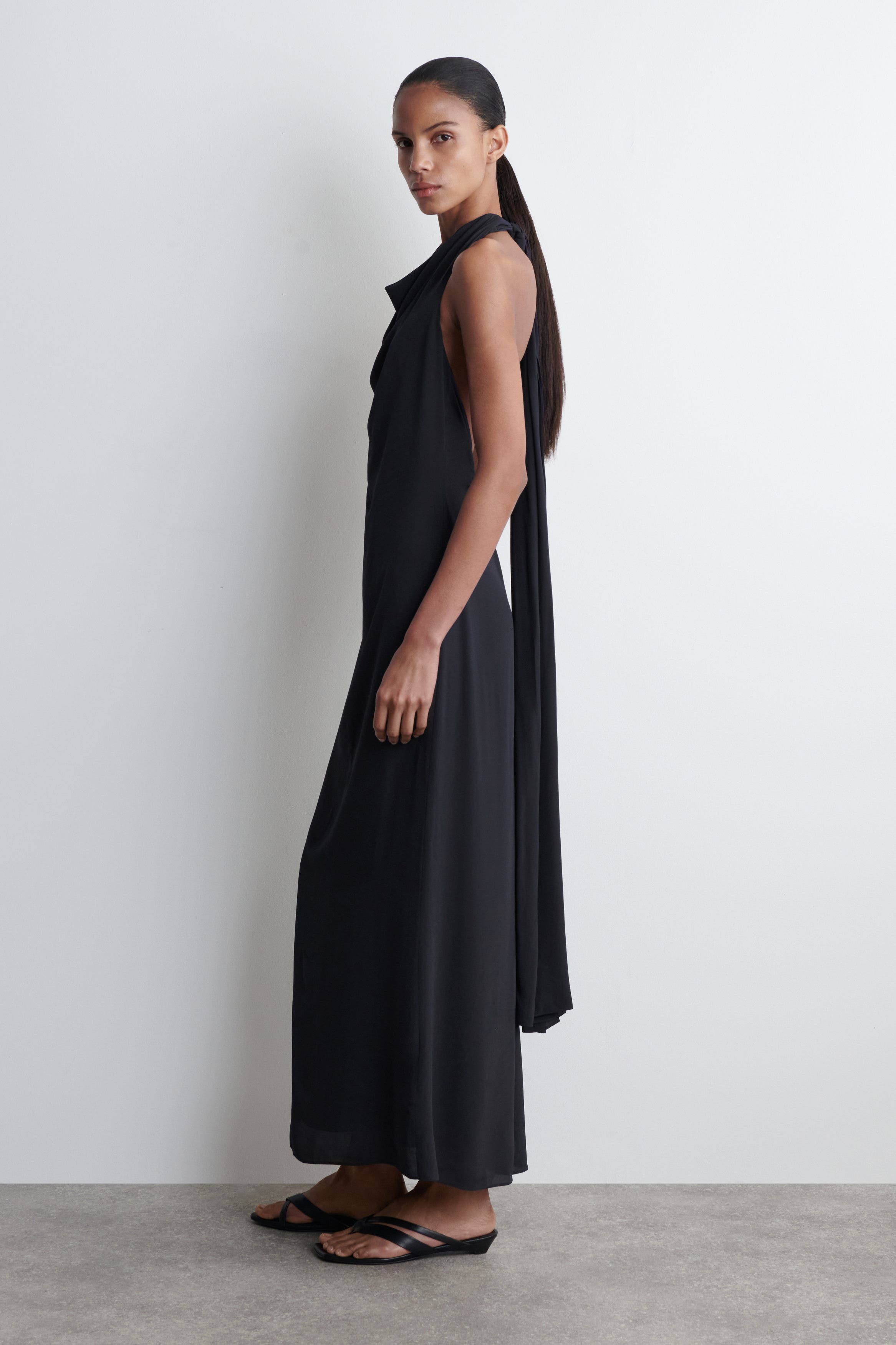Cowl-Neck Maxi Dress - image 2