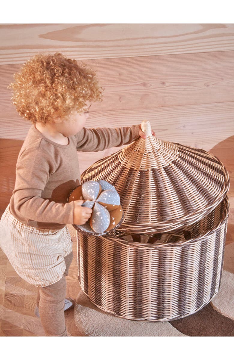 OYOY Aya Puzzle Baby Ball, Alternate, color, Blue