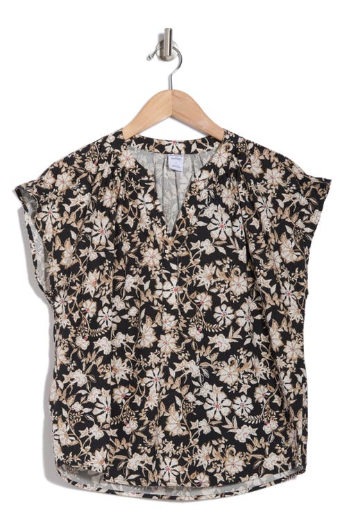 Shop Melrose And Market Flutter Sleeve Cotton Top