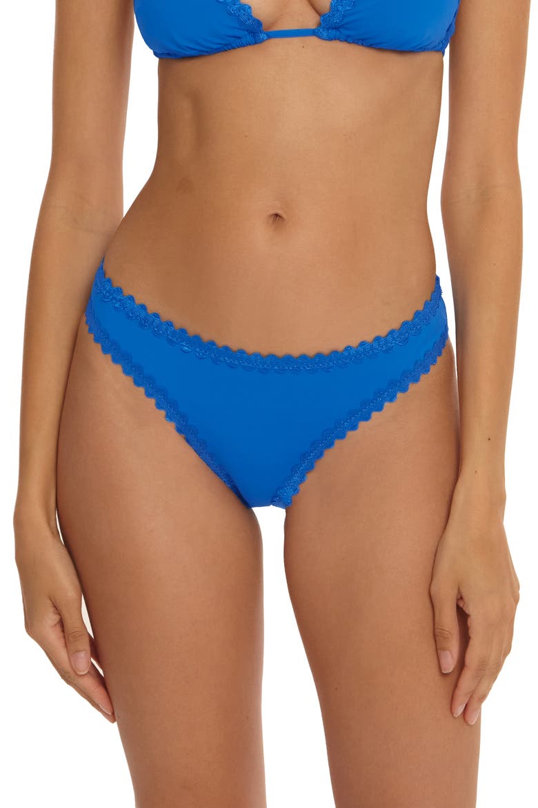 Bella Hipster Bikini Bottoms, Main, color, TRUE BLUE