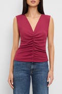 Michael Stars Lune Shirred Front Tank